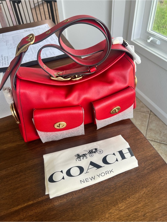 Coach Handbags - NWT COACH Scarlet Haversack